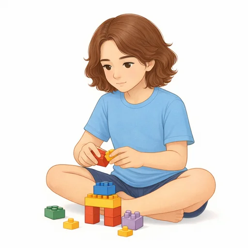 Illustrated flashcard — Play