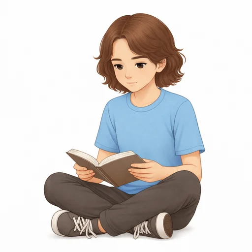 Illustrated flashcard — Read