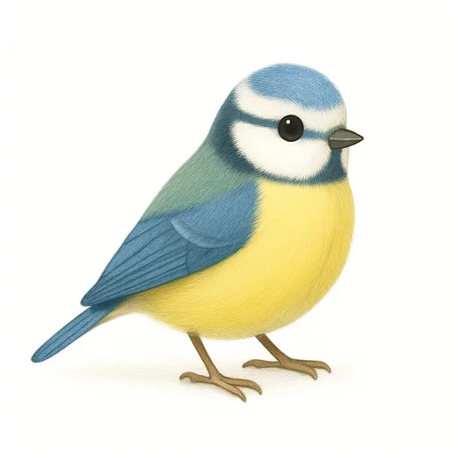 Illustrated flashcard — Bird