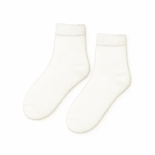 Illustrated flashcard — Socks