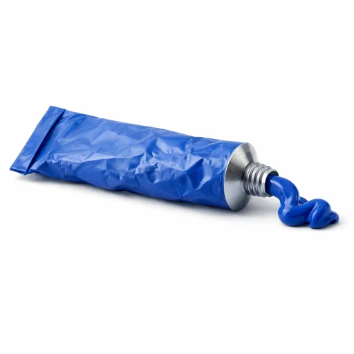 Illustrated flashcard — Blue