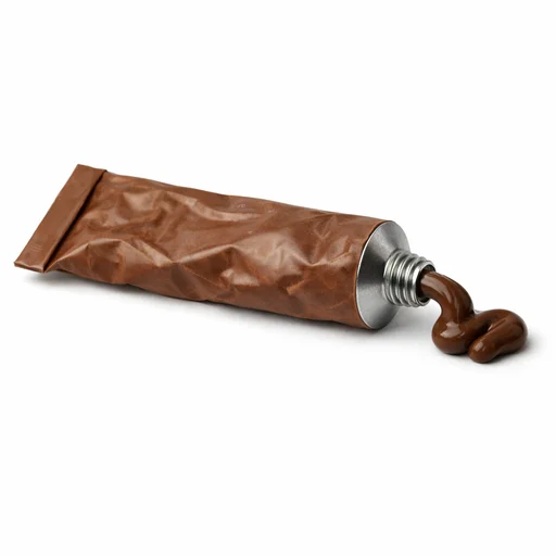 Illustrated flashcard — Brown