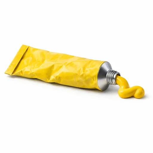 Illustrated flashcard — Yellow