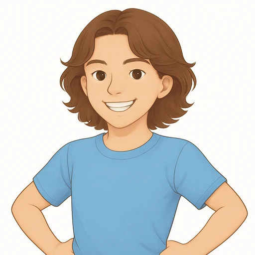 Illustrated flashcard — Proud