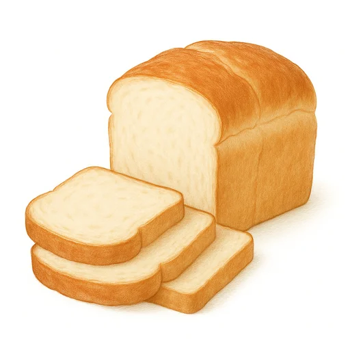 Illustrated flashcard — Bread