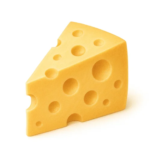 Illustrated flashcard — Cheese