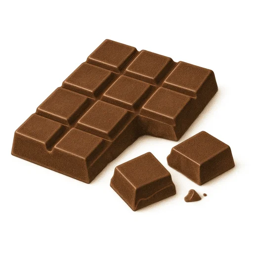 Illustrated flashcard — Chocolate