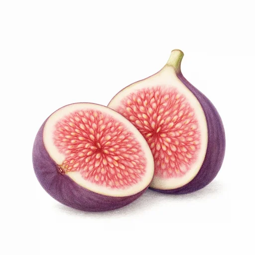 Illustrated flashcard — Fig