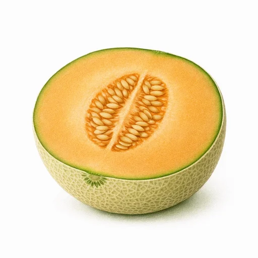 Illustrated flashcard — Melon