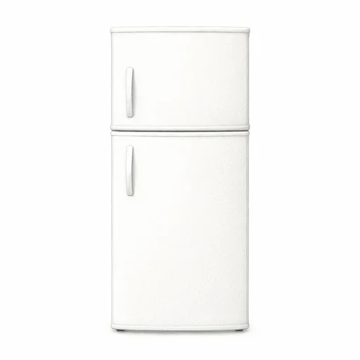 Illustrated flashcard — Fridge