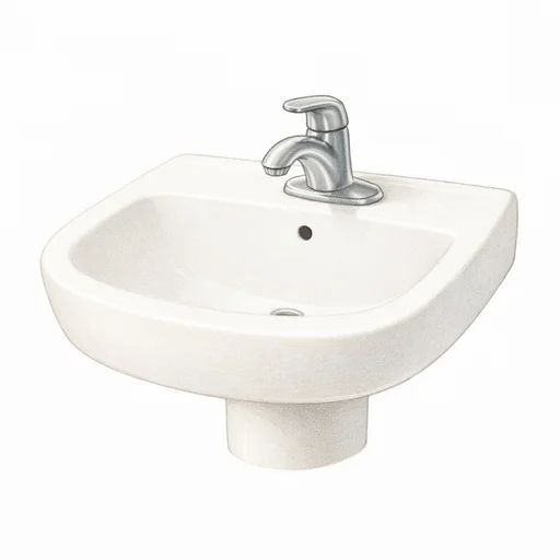 Illustrated flashcard — Sink