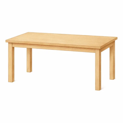 Illustrated flashcard — Table