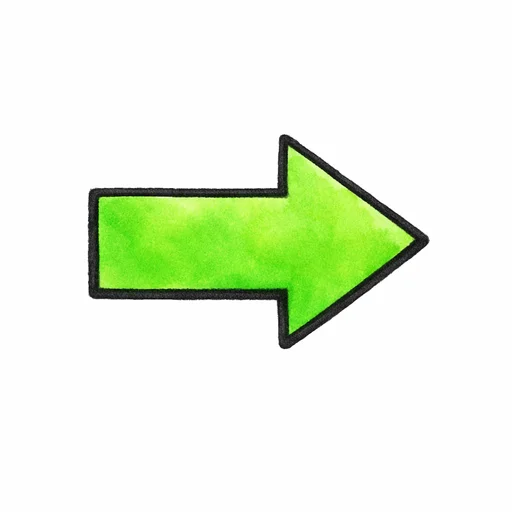 Illustrated flashcard — Arrow