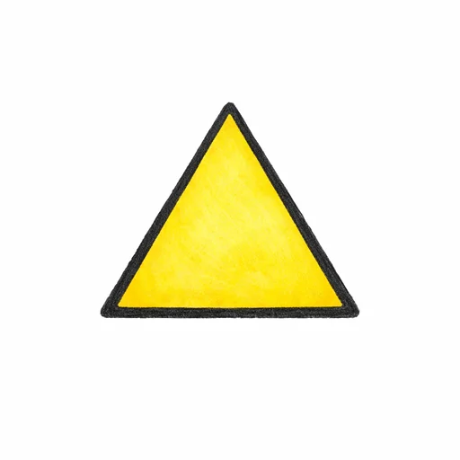 Illustrated flashcard — Triangle