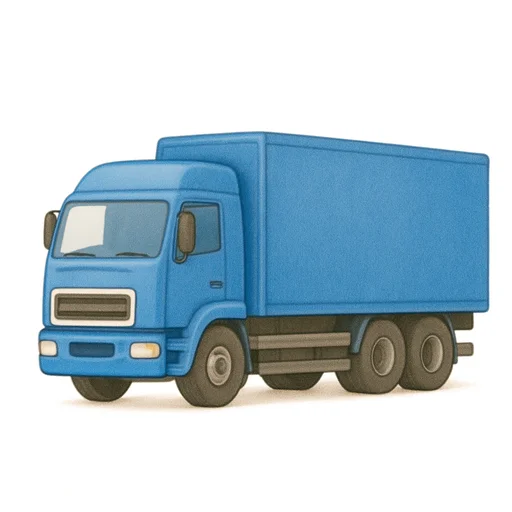 Illustrated flashcard — Truck