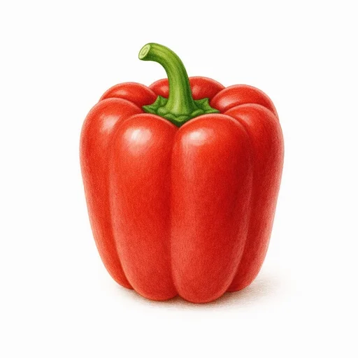 Illustrated flashcard — Pepper